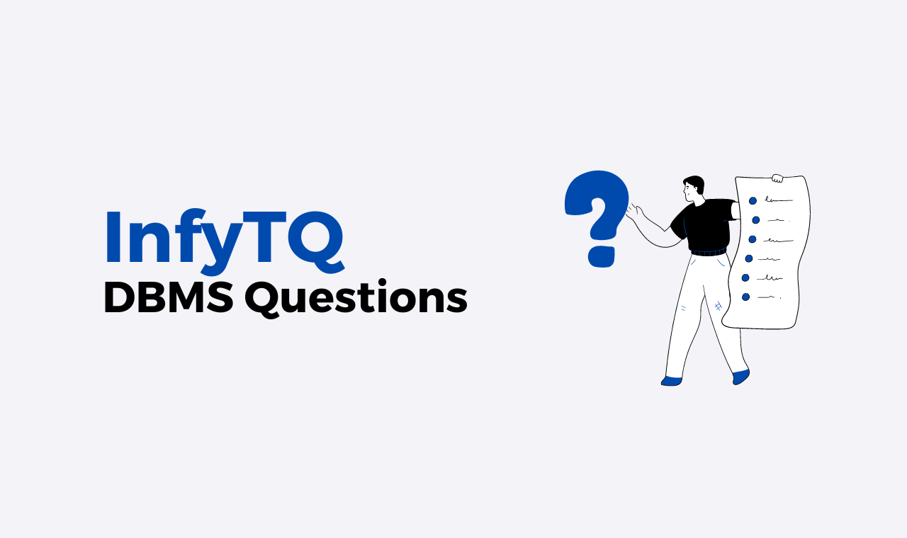 InfyTQ DBMS Questions